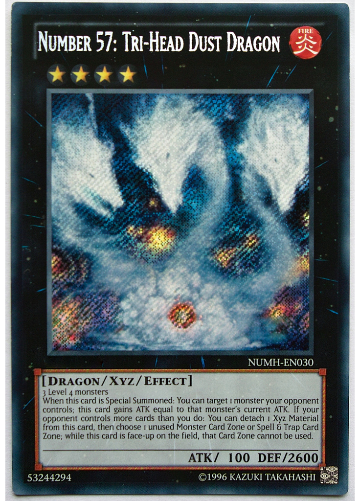 Number 57: Tri-Head Dust Dragon (Secret Rare Unlimited)
