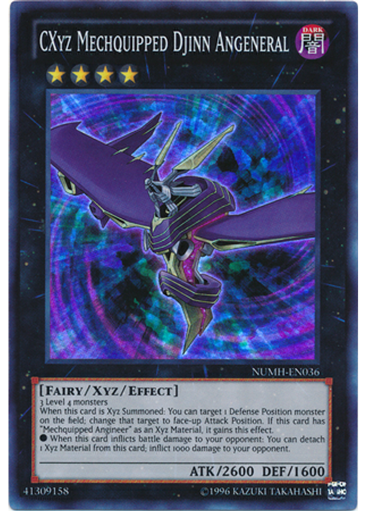 CXyz Mechquipped Djinn Angeneral (Super Rare Unlimited)
