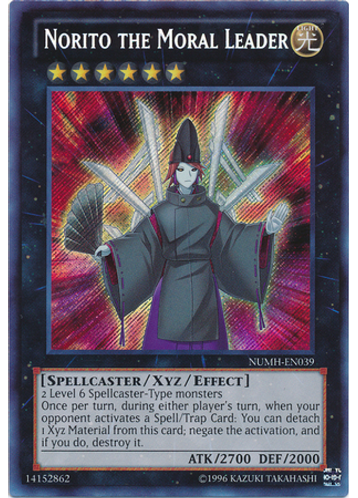 Norito the Moral Leader (Secret Rare Unlimited)