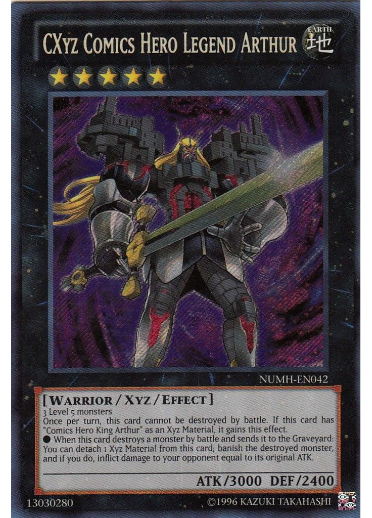 CXyz Comics Hero Legend Arthur (Secret Rare Unlimited)