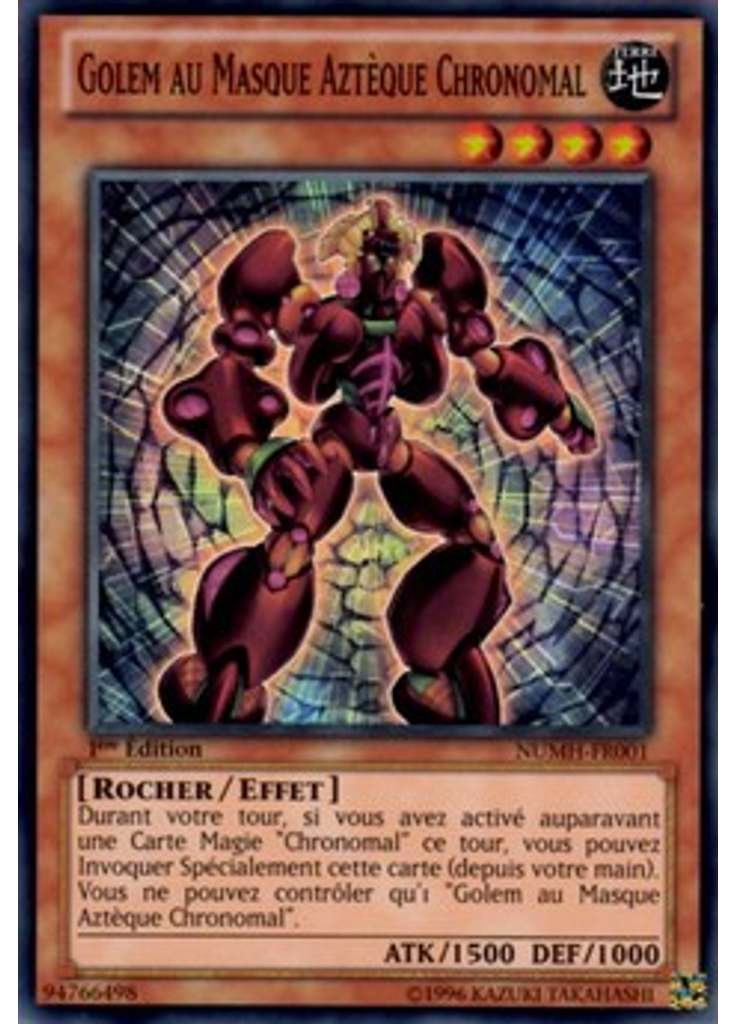 Golem au Masque Aztèque Chronomal