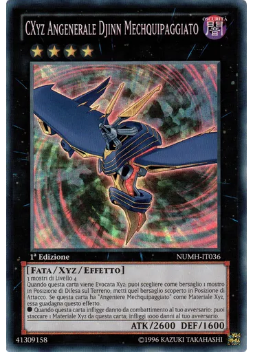 CXyz Angenerale Djinn Mechquipaggiato