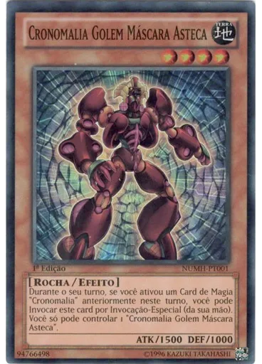 Cronomalia Golem Máscara Asteca
