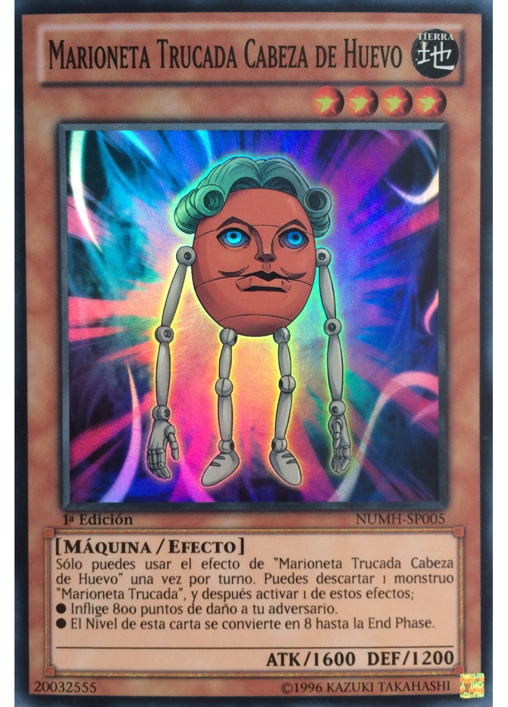 Marioneta Trucada Cabeza de Huevo