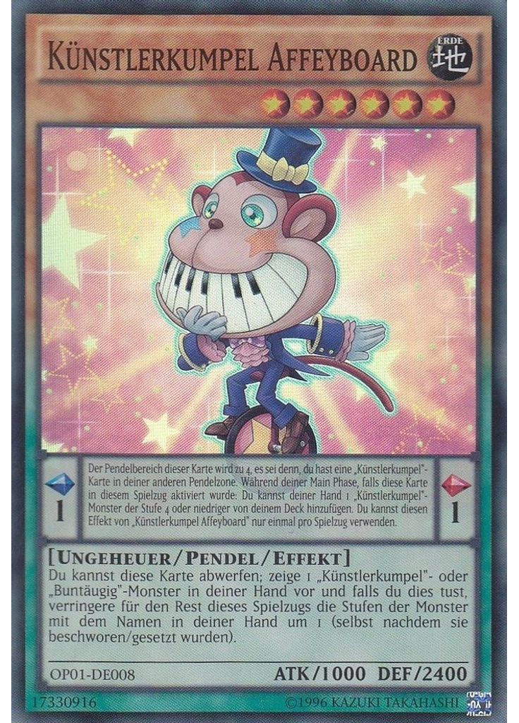 Künstlerkumpel Affeyboard