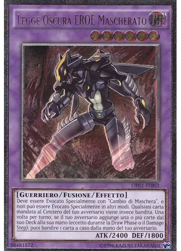 Legge Oscura EROE Mascherato
