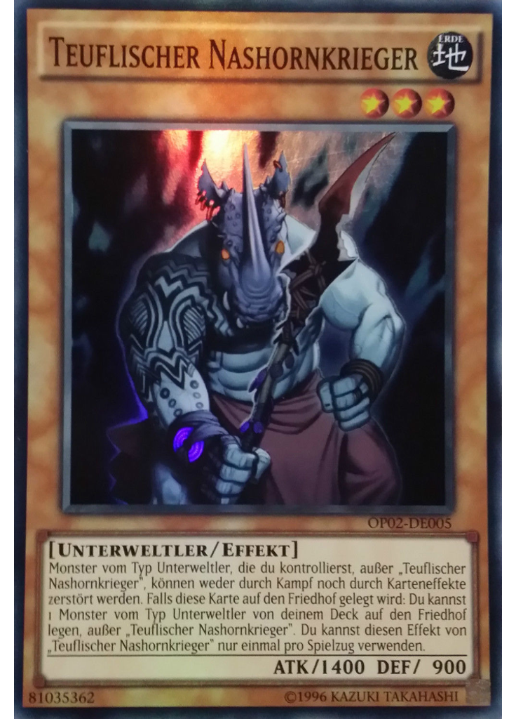 Teuflischer Nashornkrieger