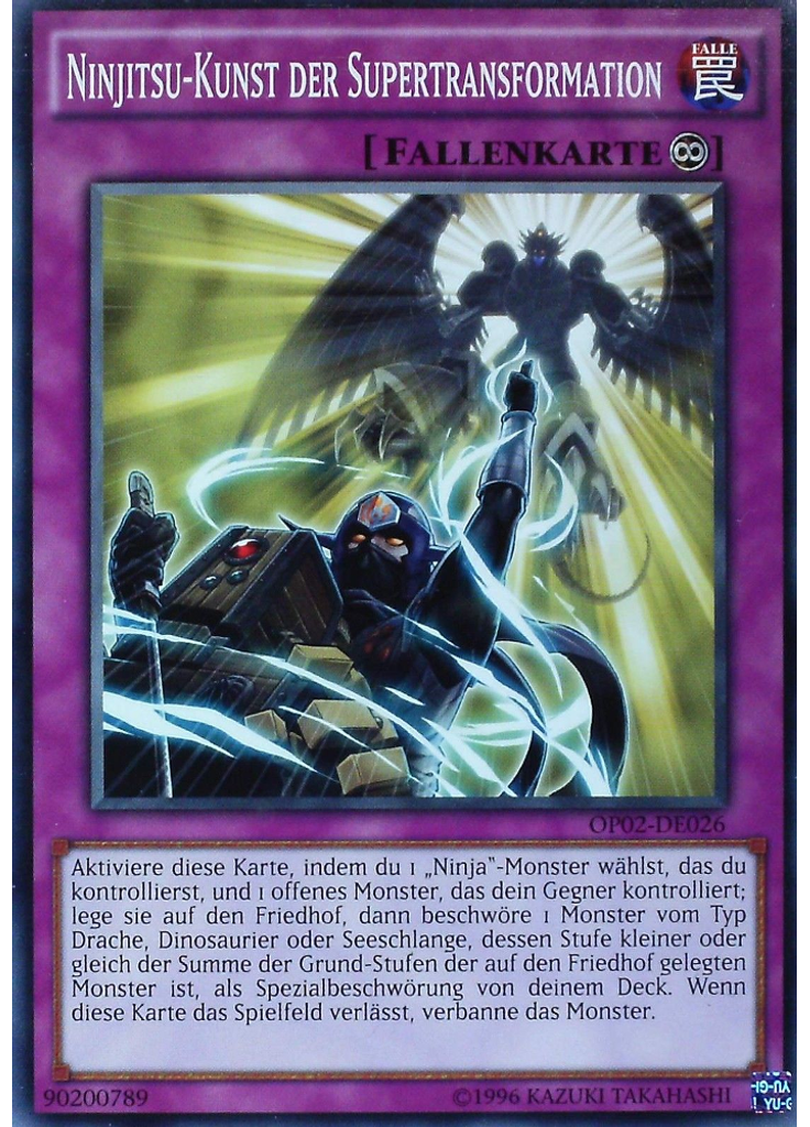 Ninjitsu-Kunst der Supertransformation