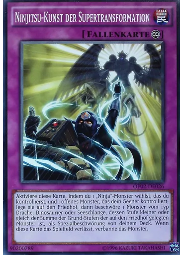 Ninjitsu-Kunst der Supertransformation