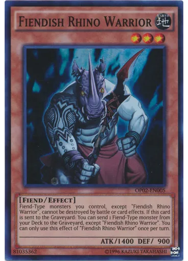 Fiendish Rhino Warrior
