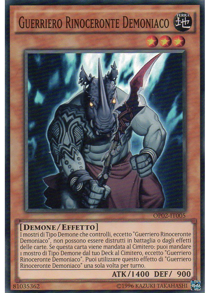 Guerriero Rinoceronte Demoniaco