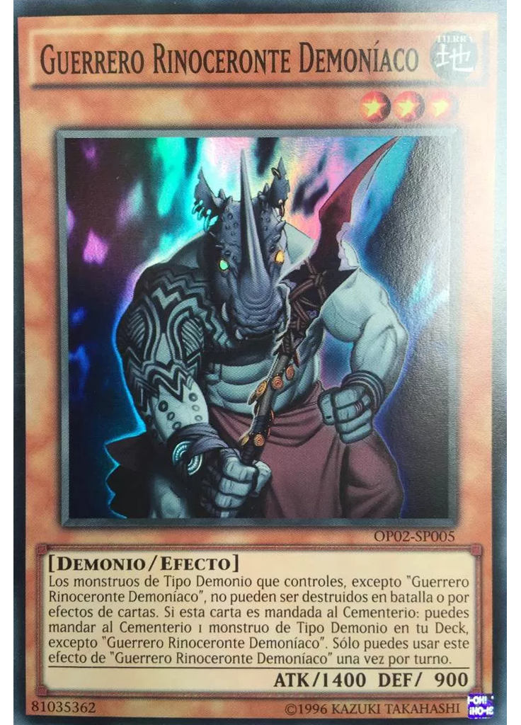 Guerrero Rinoceronte Demoníaco