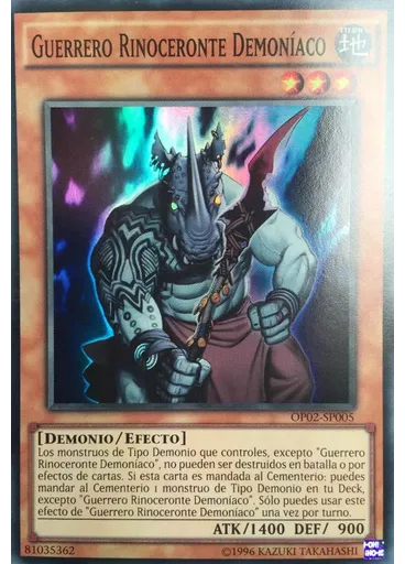 Guerrero Rinoceronte Demoníaco — OTS Sobre Torneo 2