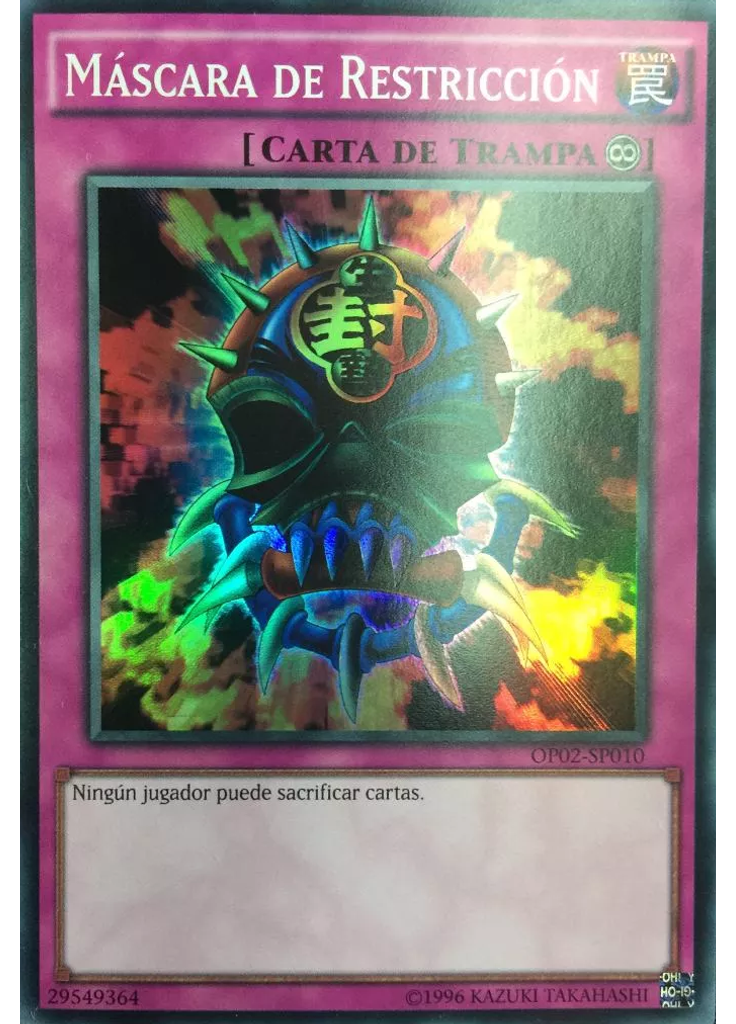 Máscara de Restricción