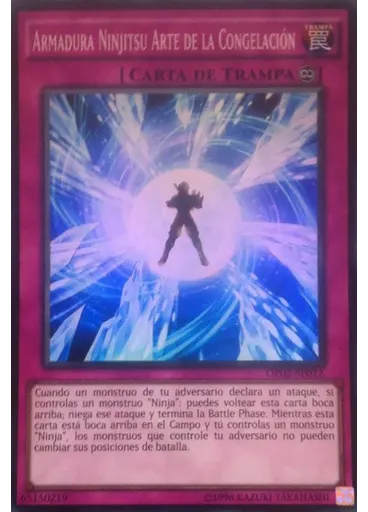 Armadura Ninjitsu Arte de la Congelación