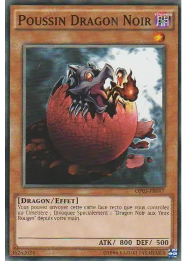 Poussin Dragon Noir — OTS Pack de Tournoi 3