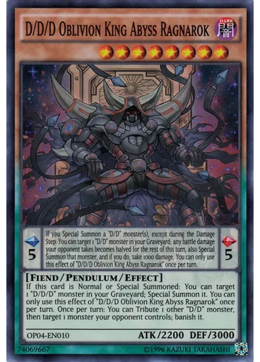 D/D/D Oblivion King Abyss Ragnarok