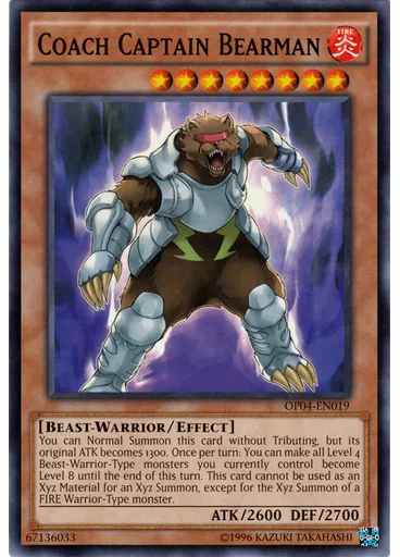 Coach Captain Bearman — OTS Tournament Pack 4