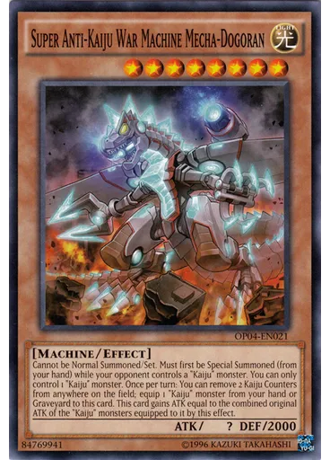 Super Anti-Kaiju War Machine Mecha-Dogoran