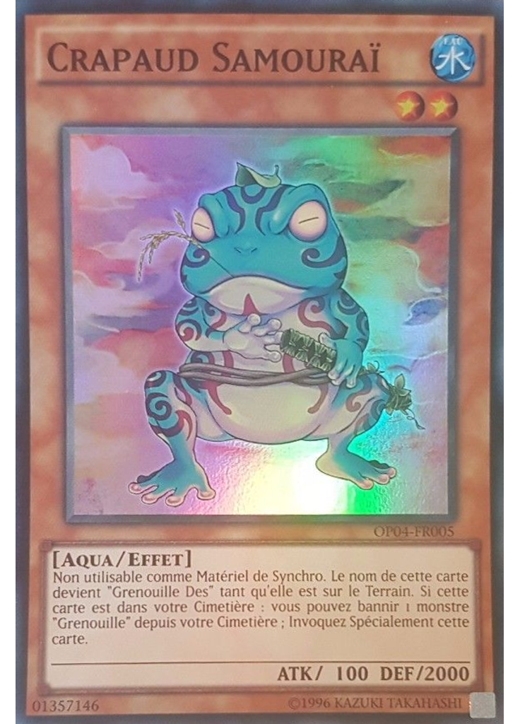Crapaud Samouraï