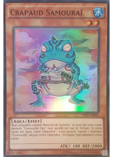 Crapaud Samouraï