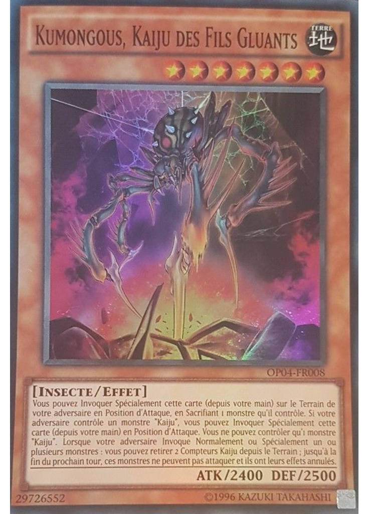 Kumongous, Kaiju des Fils Gluants