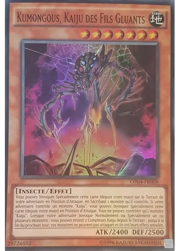 Kumongous, Kaiju des Fils Gluants