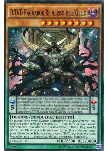 D/D/D Ragnarok Re Abisso dell'Oblio