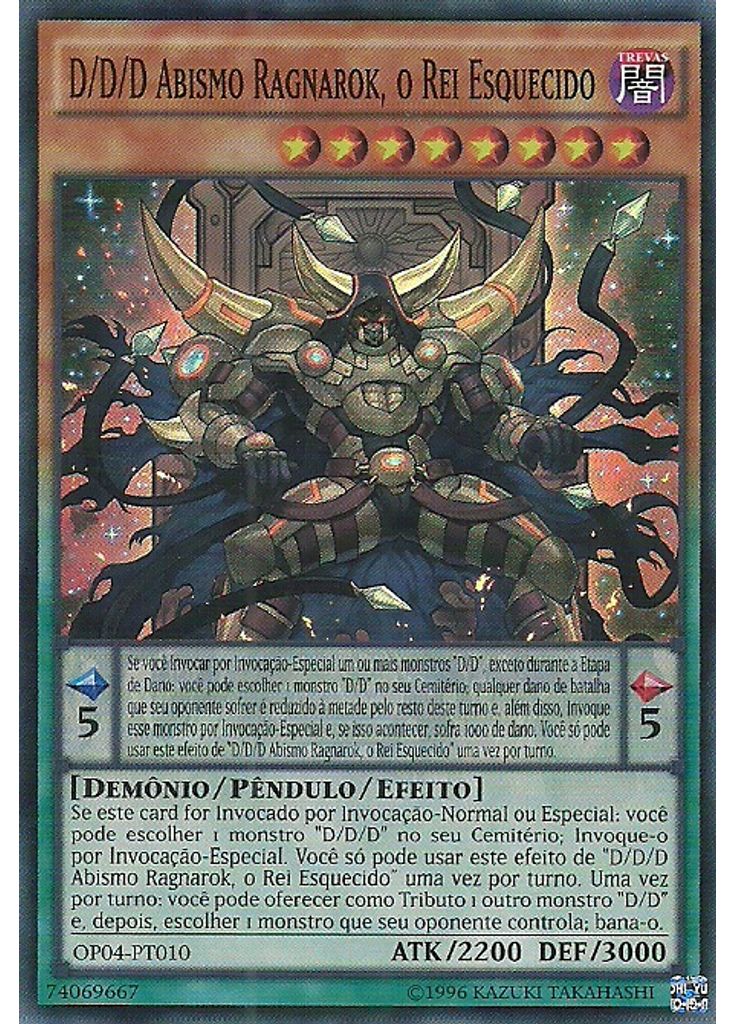 D/D/D Abismo Ragnarok, o Rei Esquecido