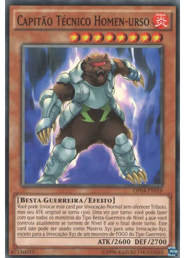 Capitão Técnico Homen-urso