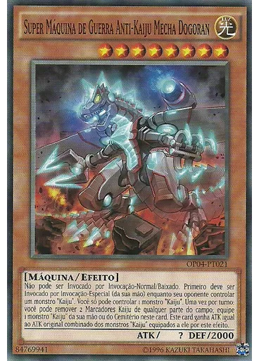 Super Máquina de Guerra Anti-Kaiju Mecha Dogoran — OTS Pacote de Torneio 4