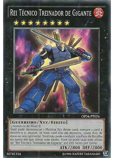 Rei Técnico Treinador de Gigante