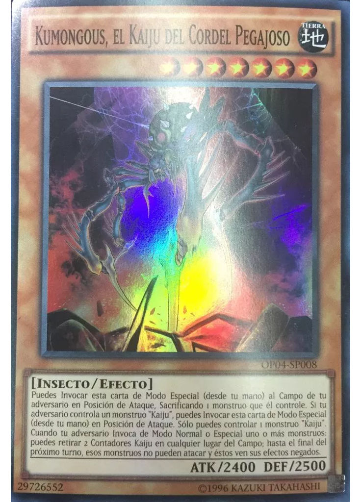 Kumongous, el Kaiju del Cordel Pegajoso