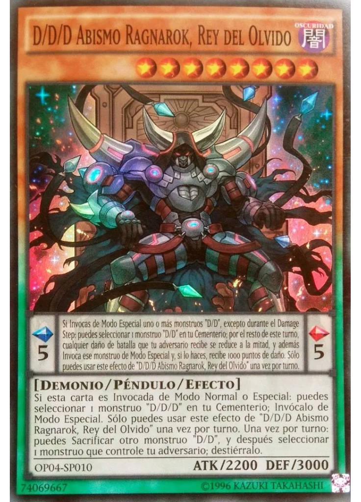 D/D/D Abismo Ragnarok, Rey del Olvido