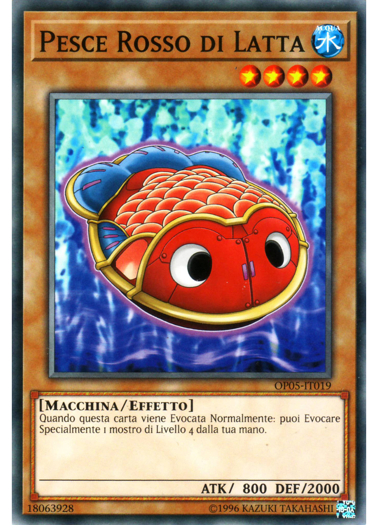 Pesce Rosso di Latta