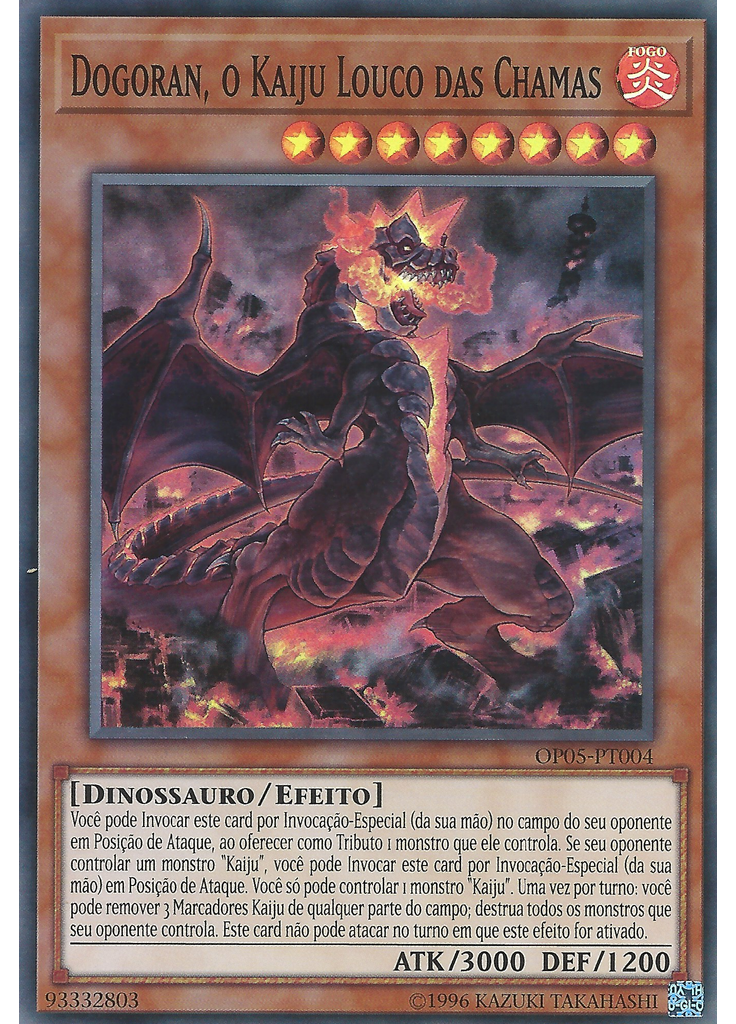 Dogoran, o Kaiju Louco das Chamas