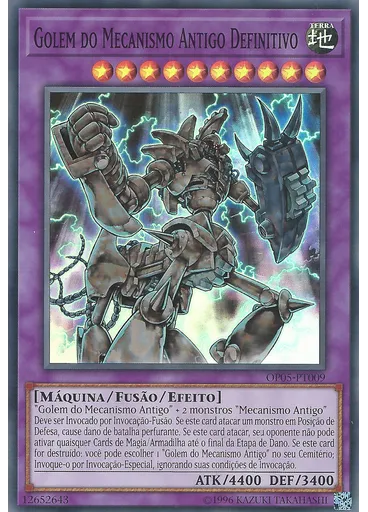 Golem do Mecanismo Antigo Definitivo