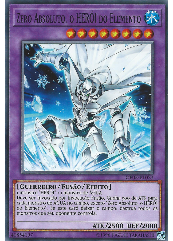 Zero Absoluto, o HERÓI do Elemento