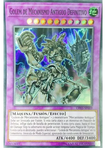 Golem de Mecanismo Antiguo Definitivo
