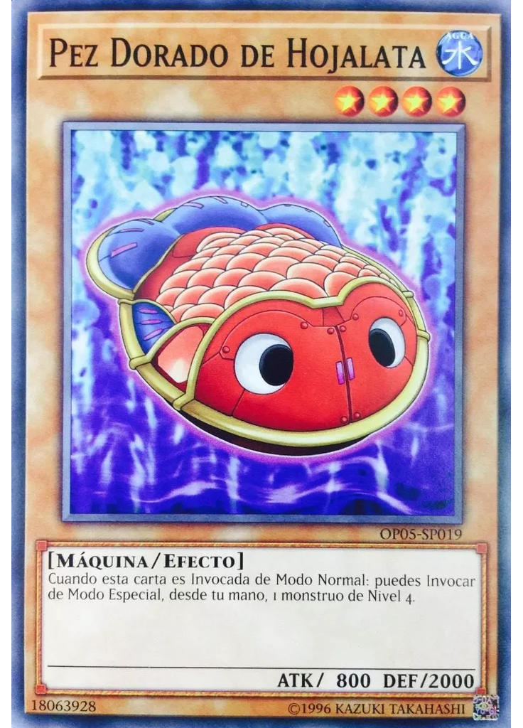 Pez Dorado de Hojalata