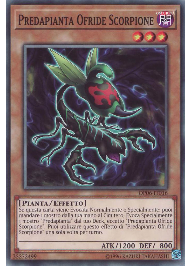 Predapianta Ofride Scorpione
