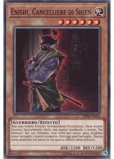 Enishi, Cancelliere di Shien