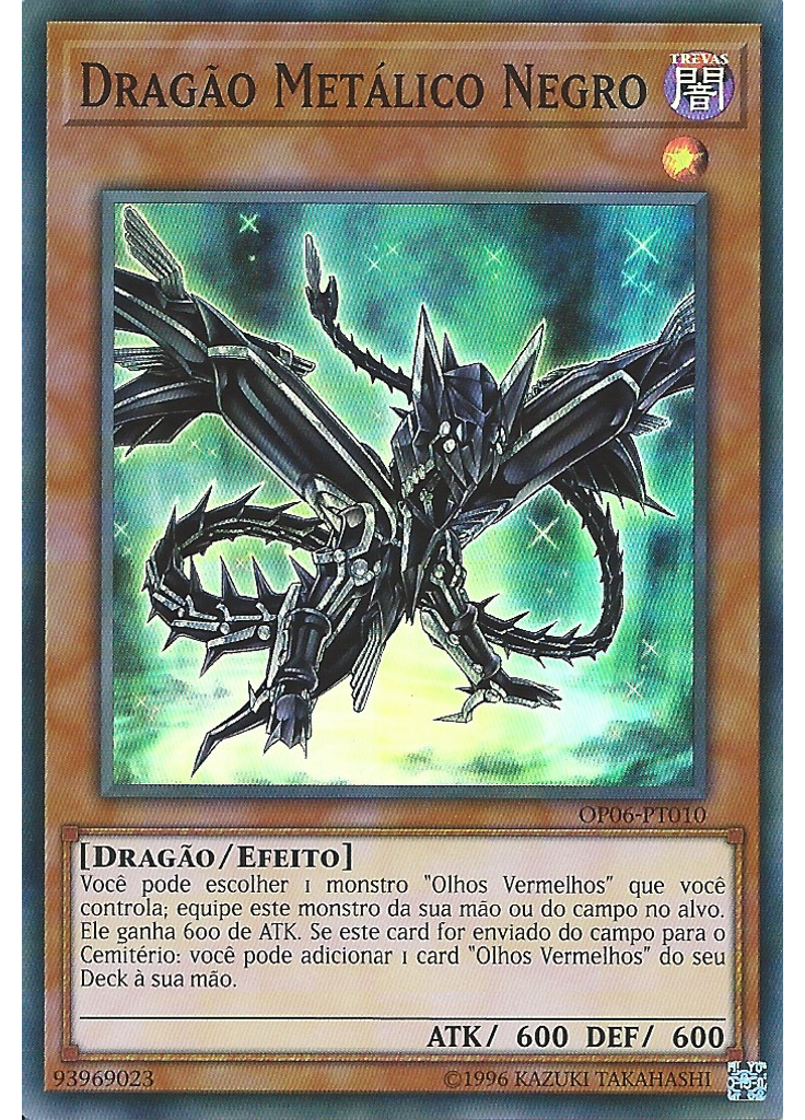 Dragão Metálico Negro