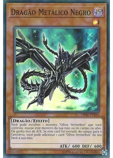 Dragão Metálico Negro