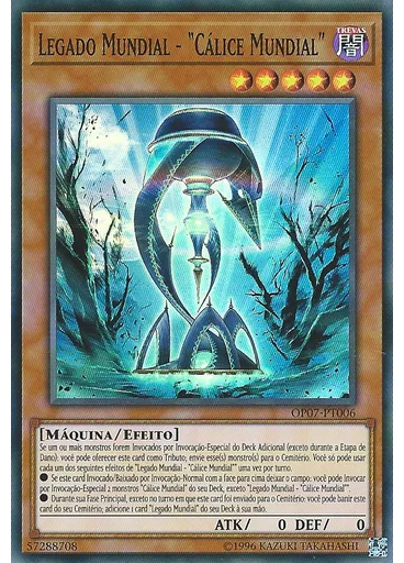 Legado Mundial - "Cálice Mundial"