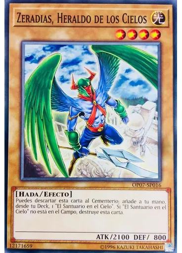 Zeradias, Heraldo de los Cielos