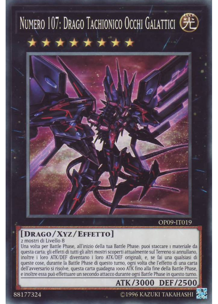 Numero 107: Drago Tachionico Occhi Galattici