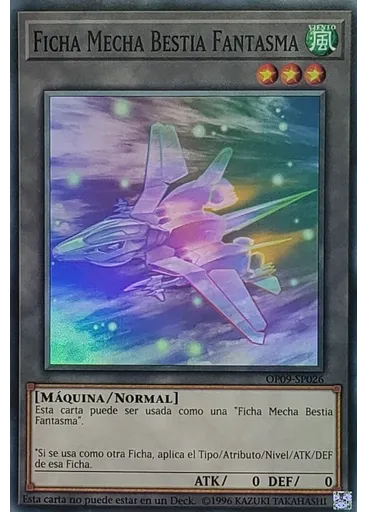 Ficha Mecha Bestia Fantasma (Super Rare Unlimited Megaraptor)