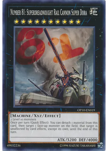 Number 81: Superdreadnought Rail Cannon Super Dora — OTS Tournament Pack 10