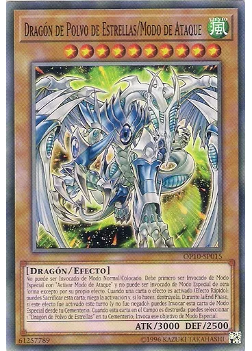 Dragón de Polvo de Estrellas/Modo de Ataque — OTS Sobre Torneo 10